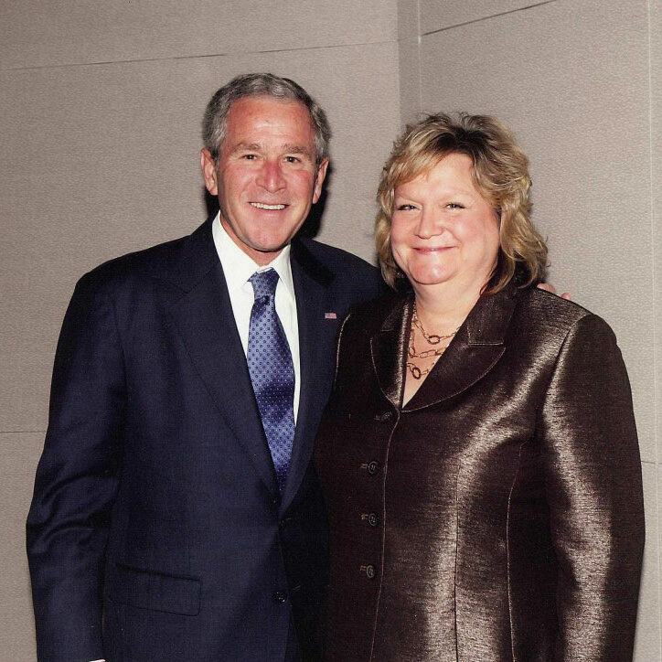 President Bush and Kathy